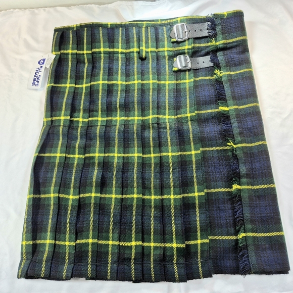 NWT All Safe Trading Gordon Tartan Kilt - Traditional Scottish Highland Wear 36W - Picture 5 of 8